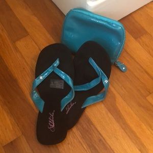 LAST CHANCE!  NWOT Pedicure Flip Flops